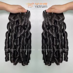 100% vierge vietnamien Double dessiné Remy Extensions de cheveux pour Genius trame cheveux russes trame humaine de haute qualité - Product Image 5