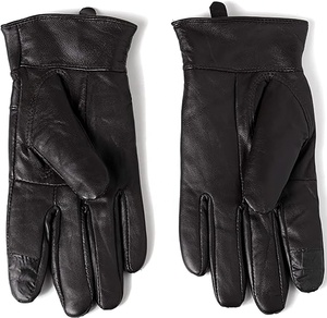Gants d'hiver en cuir pour vélo, longueur poignet, thermiques, non doublés, style uni, compatibles écran tactile, pour le sport, les fêtes et l'usage quotidien - Product Image 2