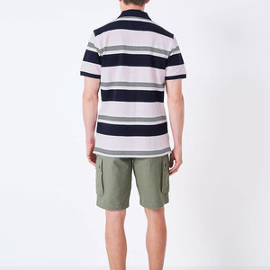 เสื้อโปโลชาย ดีไซน์ทันสมัย ผลิตจากผ้าฝ้าย 100%  ออกแบบปกเสื้อได้ตามต้องการ เหมาะสำหรับใส่ในช่วงฤดูร้อน - Product Image 2
