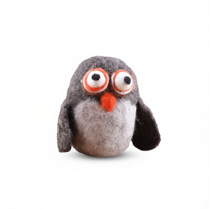 Adorable poupée en feutre en forme de hibou pour la décoration des bébés et des enfants - Product Image 1
