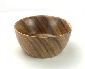 Tazón de Madera de Acacia para Servir y Almacenar Ensaladas de Frutas, Estilo Moderno, Decorativo, Redondeado y Duradero - Product Image 6