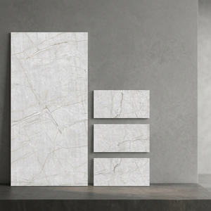 Azulejos de Pared de Cerámica Rústica de Diseño Italiano 2x4, 60x120 cm, Aspecto de Mármol Acuático Fluido, Azulejos de Porcelana Mate para Piso, 600x1200 mm - Product Image 2