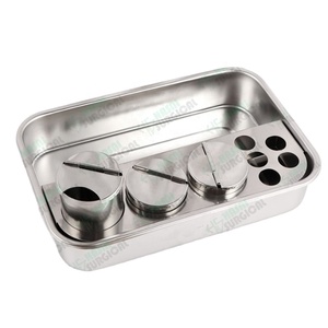 ถาดใส่เครื่องมือผ่าตัดฆ่าเชื้อโรคแบบถอดได้ใช้ทางการแพทย์ - Product Image 1