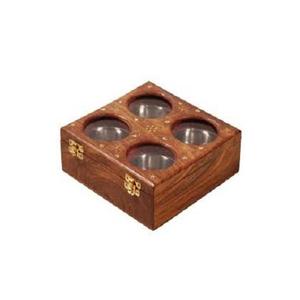 Factory Wholesale Eco-Friendly Polished Round Mango Wood Serving Trays Custom Logo Snacks Dry Fruit Candy <b>Box</b> Home Use Christmas - Product Image 2