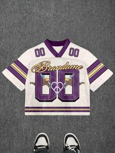 Jersey Corto de Malla Oversize Unisex para Sublimación con Estampado Gráfico de Número Estilo Y2K, Ropa Urbana, Venta al por Mayor, Personalizado, Proveedor OEM a Granel - Product Image 2