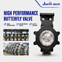 Vanne papillon à double excentrique haute performance en acier inoxydable PN16 pour le contrôle du débit industriel DN50-DN600 sans alimentation