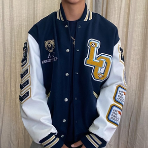 Vestes universitaires pour hommes en gros, vestes universitaires vierges, vestes universitaires personnalisées avec logo, vestes universitaires simples pour hommes - Product Image 5