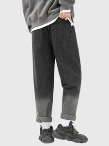 Jeans de Lona Ligeros y Transpirables, Estilo Urbano Recto, con Bordado Único y Logotipo Personalizado en la Pierna Izquierda, Superventas - Product Image 6