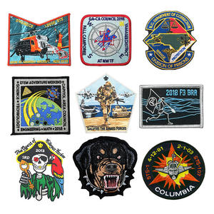 Patch brodé personnalisé de haute qualité 1/6 et patchs tissés thermocollants pour vêtements - Product Image 2