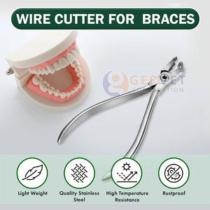 Coupe-fil orthodontique pour kit d'outils de retrait d'appareils dentaires, coupe-fil dur orthodontique, coupe-fil distal, outil de pince dentaire - Product Image 4