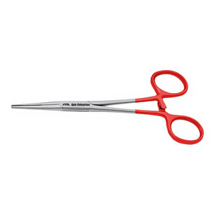 คีมหนีบห้ามเลือด Kelly Hemostat Forceps ขนาด 5.5 นิ้ว แบบตรง สีแดง เครื่องมือผ่าตัด เกรดเยอรมัน ผลิตจากเหล็กกล้าไร้สนิม พร้อมระบบล็อค - Product Image 5