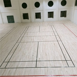 Plancher en bois Sundek Air-Cush pour terrains de badminton - Utilisation sportive en intérieur, surface antidérapante, absorption des chocs, respectueux de l'environnement - Product Image 1