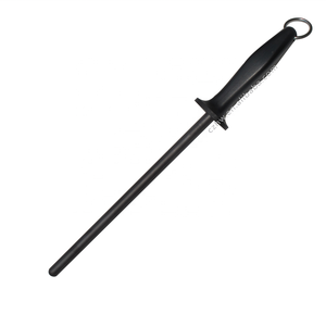 Affûteur de couteaux en céramique Czhw, tige de 12 mm, 10 pouces, grain extra fin 1500+, avec anneau de suspension en acier inoxydable - Product Image 2