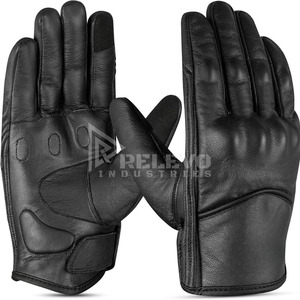 Gants de moto de haute qualité, logo personnalisé, gants de moto respirants pour l'été, en cuir de vachette. - Product Image 1