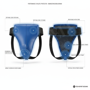 Sports Safety Gear Premium Solid Plain Blank Protective Groin Guard Cup for Martial Arts Boxing MMA Karate Equipment Groin Pads - Product Image 2