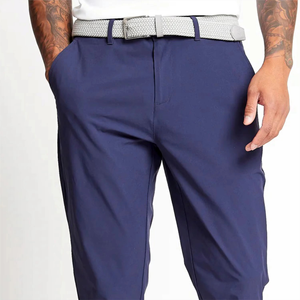 Wholesale Factory Price Men <b>Golf</b> <b>Jogger</b> <b>Pants</b> Straight Casual High Canvas Lightweight with Rib and Zip Classic-fit <b>Golf</b> <b>Pants</b> - Product Image 6