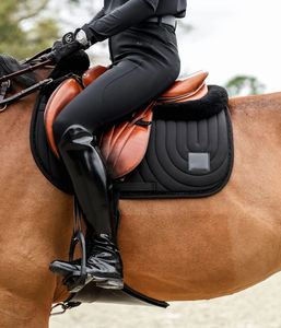 Almohadillas de Montar a Caballo con Logotipo Personalizado, Almohadillas de Montar Inglesas Acolchadas de Algodón, Cómodas y Transpirables, Almohadillas de Montar Personalizadas al por Mayor - Product Image 2