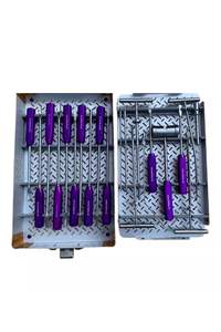 Kit d'instruments orthopédiques de classe I pour l'extraction manuelle du ciment, avec élévateur fémoral, certifié CE par Grip Surgical - Product Image 3