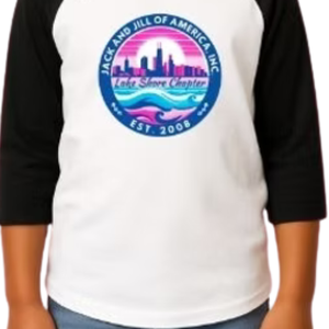 Girl's White and Black Baseball Shirt Casual Three Quarter Sleeve <b>Raglan</b> Tee Everyday Comfortable Lifestyle Clothing <b>Top</b> - Product Image 6