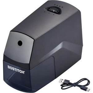 Temperino Elettrico Portatile Ricaricabile con Lama Elicoidale Progettato per Matite Nere e Colorate Nero - Product Image 1