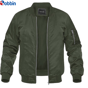 Chaqueta de Trabajo Impermeable, Gruesa, con Cuello Alto, Estilo Ajustado, de Poliéster, para Hombre, Chaqueta de Invierno Tipo Bomber, Cortavientos, con Bolsillos con Cremallera - Product Image 1
