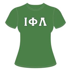 T-Shirt vert émeraude de la sororité Iota Phi Lambda, vêtements à lettres grecques, t-shirt décontracté à manches courtes pour femmes, cadeau - Product Image 5
