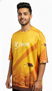 Camiseta Urbana Casual Oversize Sublimada para Hombre, Estilo Holgado y Moderno - Product Image 4