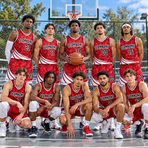Conjunto de Uniforme de Baloncesto Unisex Personalizado, Camiseta sin Mangas y Pantalones Cortos, Transpirable, de Secado Rápido, con Nombre/Logotipo Personalizado, Ropa Deportiva de Equipo - Product Image 5