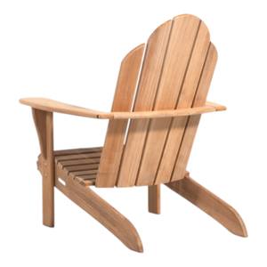 Silla Adirondack de Madera de Teca Sólida de Lujo, Muebles de Jardín para Exteriores, Resistentes a la Intemperie, Acabado Natural, Silla de Descanso para Patio, Venta al Por Mayor - Product Image 3