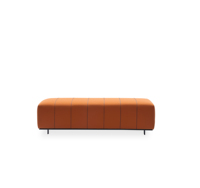 Canapé-lit convertible en cuir avec rembourrage, meuble de salon, banc de luxe minimaliste pour chambre à coucher