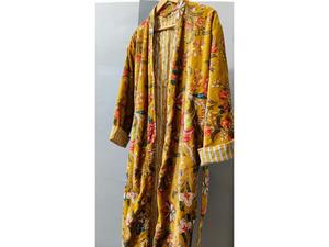 Peignoir Kimono en Velours de Coton Indien en Gros, Robes Imprimées Animaux Colorées Style Kantha, Vêtements de Nuit Faits Main, Robe Longue Maxi - Product Image 2