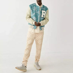 High Quality <b>Men's</b> Letterman Varsity <b>Jacket</b> Wool Body Stand Collar Waterproof Embroidery Winter Wear Smart Style Reversible - Product Image 2