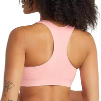 Legging de sport respirant pour femme, soutien moyen, dos nu, bretelles croisées, empiècements en maille sur le devant, séchage rapide, idéal pour la gym et le fitness