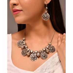 Collier en argent Meera Jaipur Aloka Fashion - Product Image 1