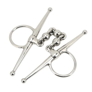 Bocado de Acero Inoxidable para Caballo, Tipo Snaffle, 135 mm de Longitud, Superficie Lisa, Equipo de Equitación Resistente y Duradero - Product Image 5