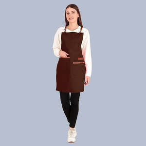 Tablier de cuisine vintage en toile véritable multi-poches pour femme, en cuir véritable de qualité supérieure, réglable - Product Image 4