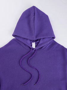 Sudaderas con capucha para mujer, nueva calidad, con estampado de oso de dibujos animados 'Say No', casuales, de forro polar, holgadas, que combinan con todo - Product Image 1