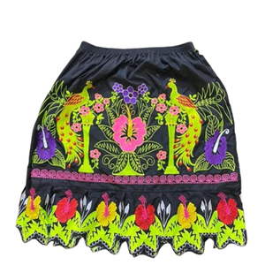 Jupe fine à imprimé hawaïen pour femme, taille haute, personnalisable avec broderie, style décontracté de haute qualité, vente en gros - Product Image 4