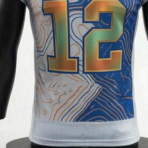 Maillot de football américain personnalisé, uniforme d'équipe léger, respirant, vêtements de sport athlétiques durables pour les entraînements et les matchs - Product Image 6