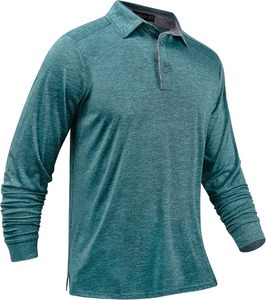 เสื้อโปโลแขนยาวหลากสี Poly Cotto สำหรับผู้ชาย เหมาะสำหรับกอล์ฟและธุรกิจ - Product Image 1