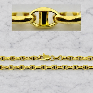 สร้อยข้อมือทองคำ 18K รุ่นโอเชียนสำหรับผู้หญิง GC มีหลายขนาดความยาว 45 ซม./50 ซม./55 ซม. เหมาะสำหรับใส่ทุกวัน - Product Image 2