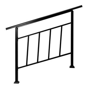 Corrimano in Ferro Nero Opaco Artisasset a 3 Livelli, Componenti Premium per Scale da Esterno - Product Image 4