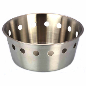 Stainless Steel Metal Designer <b>Bread</b> Serving <b>Basket</b> With 5 Lines Design for Hotel Restaurant Home Use - Product Image 4
