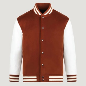 Custom Embroidered Varsity <b>Jacket</b> College Letterman <b>Jacket</b> Wool <b>Leather</b> Team Baseball <b>Jacket</b> - Product Image 1
