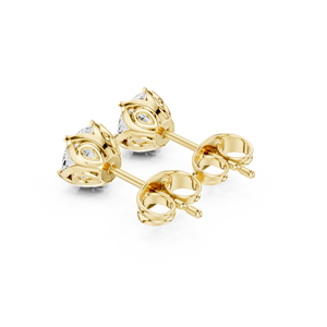 Pendientes de diseño geométrico circular de lujo y sencillos para mujer, joyería de alta calidad con certificación GRA, perfectos para la oficina y uso diario. - Product Image 4