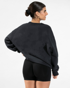 Custom Blank Unisex Men Women High Quality 260 GSM 100% Premium Cotton Long Sleeve Crew Neck Sweatshirts - Product Image 4