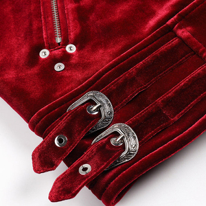 New Arrival Wholesale Custom Winter Stand Collar High Street Style Bomber <b>Jacket</b> for <b>Men</b> Private Label OEM Custom Velour Front - Product Image 6