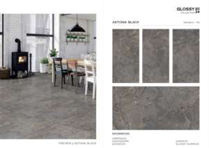 Carrelage en porcelaine brillant à motif pierre de luxe 600x1200 Grand format Surface polie Mur Sol Intérieur Extérieur Moderne - Product Image 4