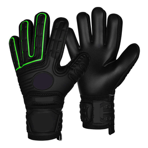 Gants de gardien de but professionnels en gros avec logo personnalisé, en vente chaude, en latex tricoté et nylon, pour le football - Product Image 5