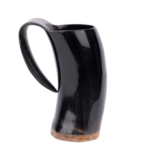 Handcrafted Natural Drinking Horn Mug for <b>Beer</b> Coffee Direct Drinking Unique mug At Best Price - Product Image 2